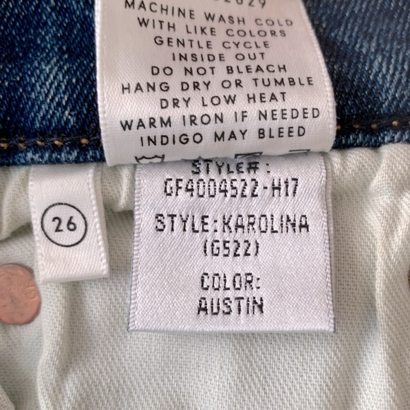 GRLFRND KAROLINA High Rise Distressed Skinny Jeans in AUSTIN Size 26 - Picture 5 of 10